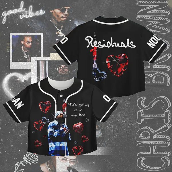 Chris Brown Tour Crop Top Jersey