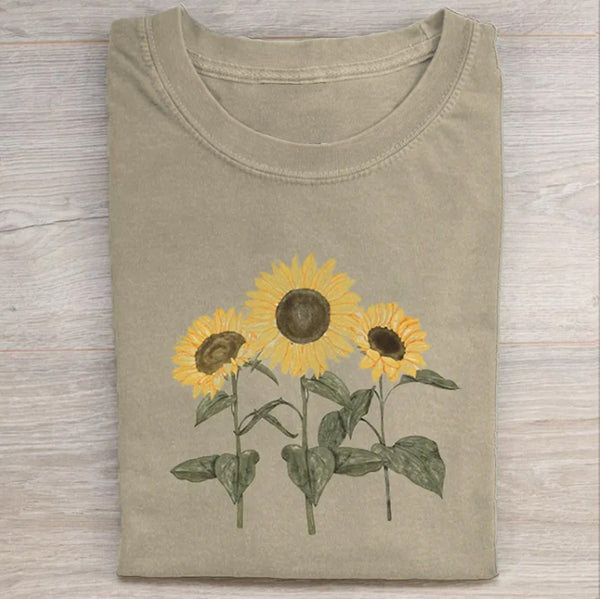 Watercolor Sunflower shirt