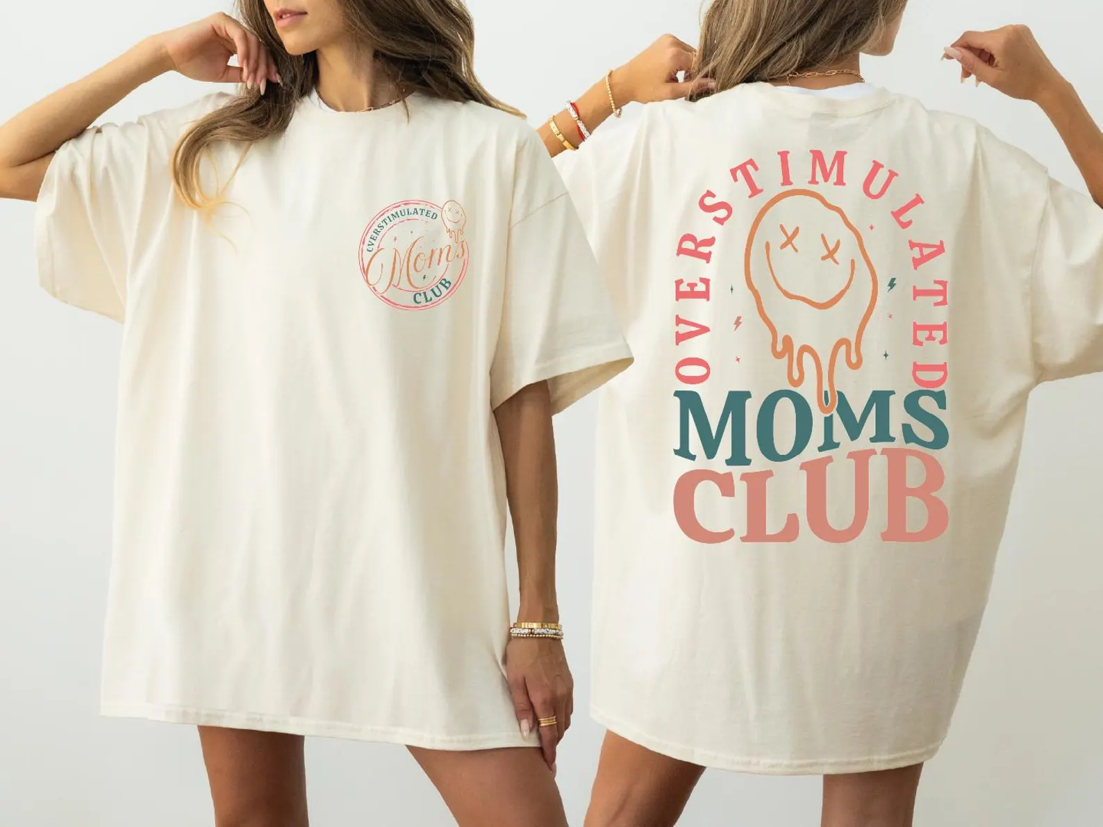 Comfort Colors Overstimulated Moms Club Shirt