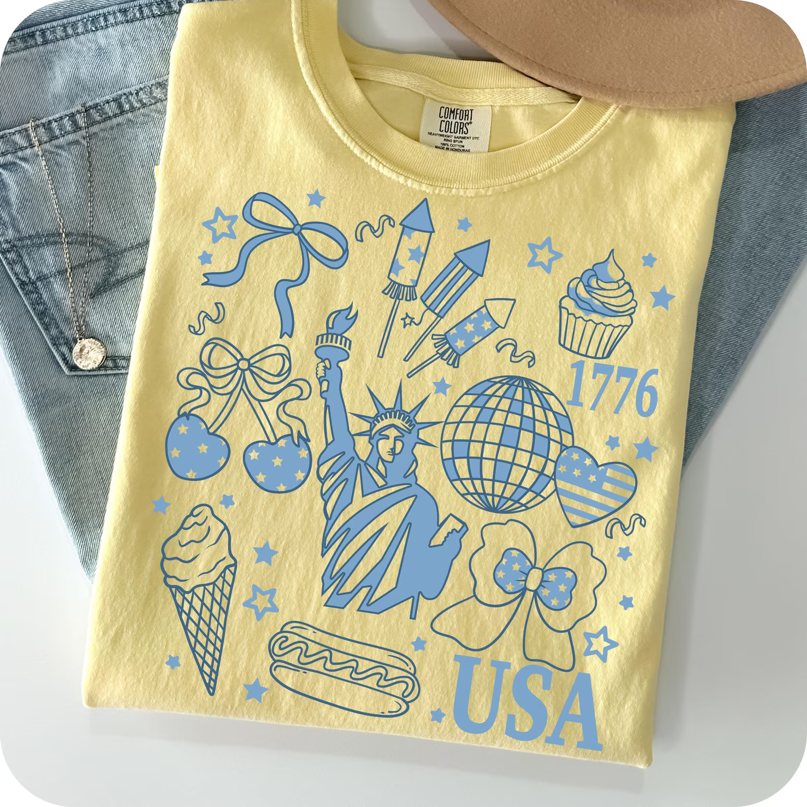 Retro America Coquette Tee