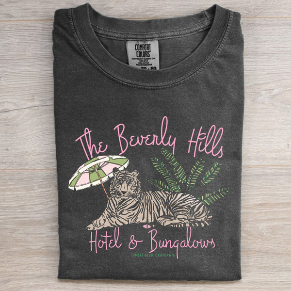 Vintage The Beverly Hills Hotel and Bungalow T-shirt