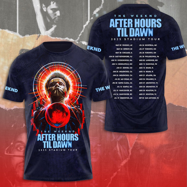 The Weeknd Tour 2025 T-Shirt（01）