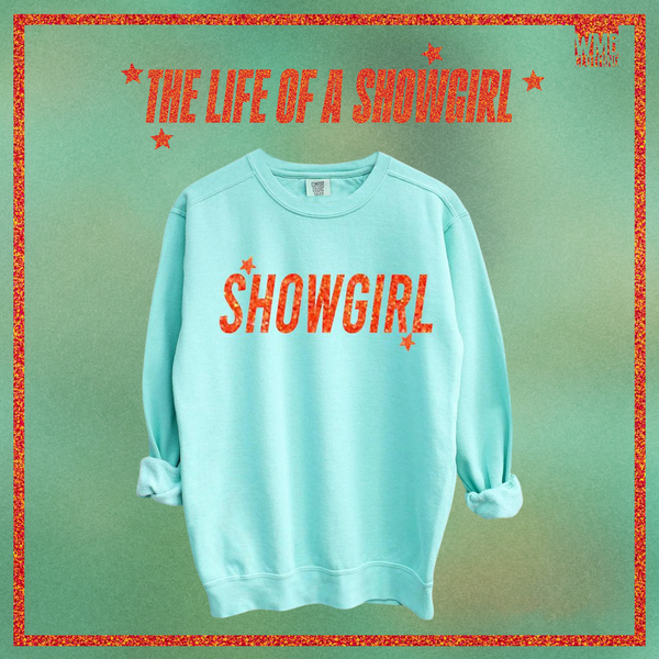 The Life of a Showgirl Printed Long Sleeve Casual Top（01）