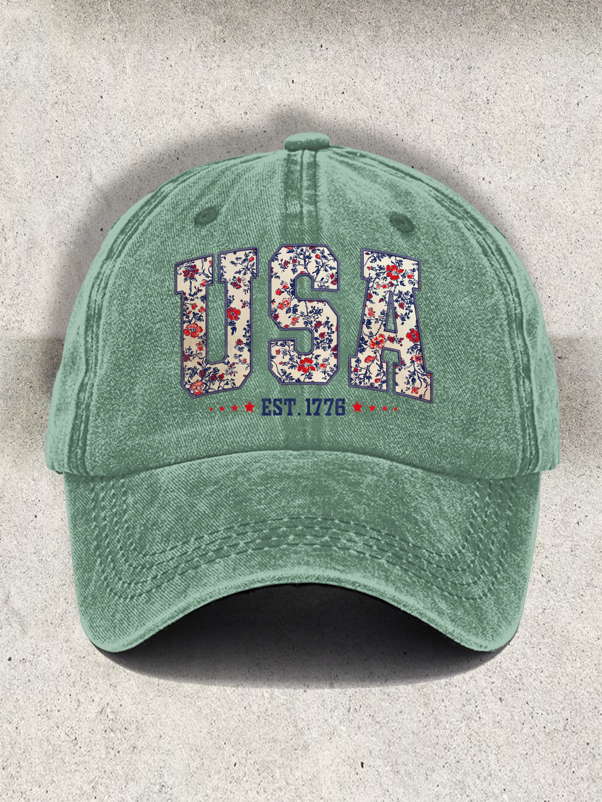Gorra de béisbol con estampado sutil de pingüinos FDT