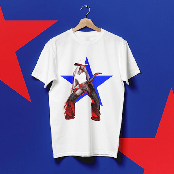 SHE COMING! Beyoncé Cowboy Carter Tour Inspired T-Shirt