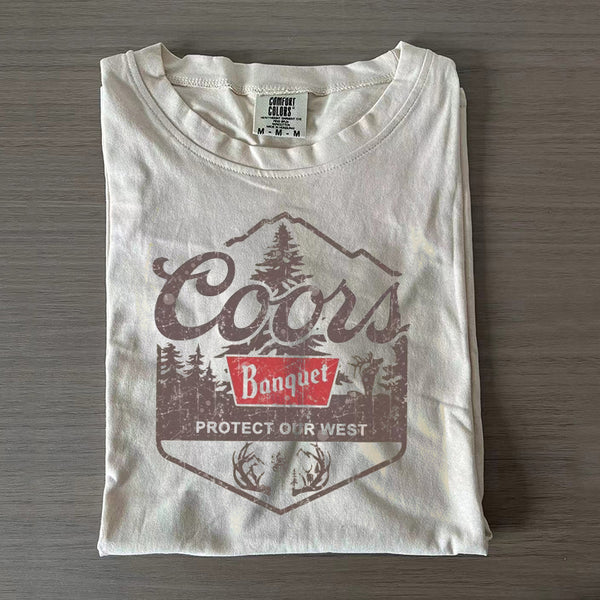 Vintage Coors Western Cowboy T-Shirt