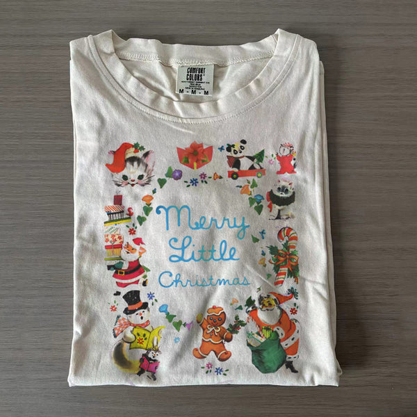 Golden Merry Little Christmas T-shirt