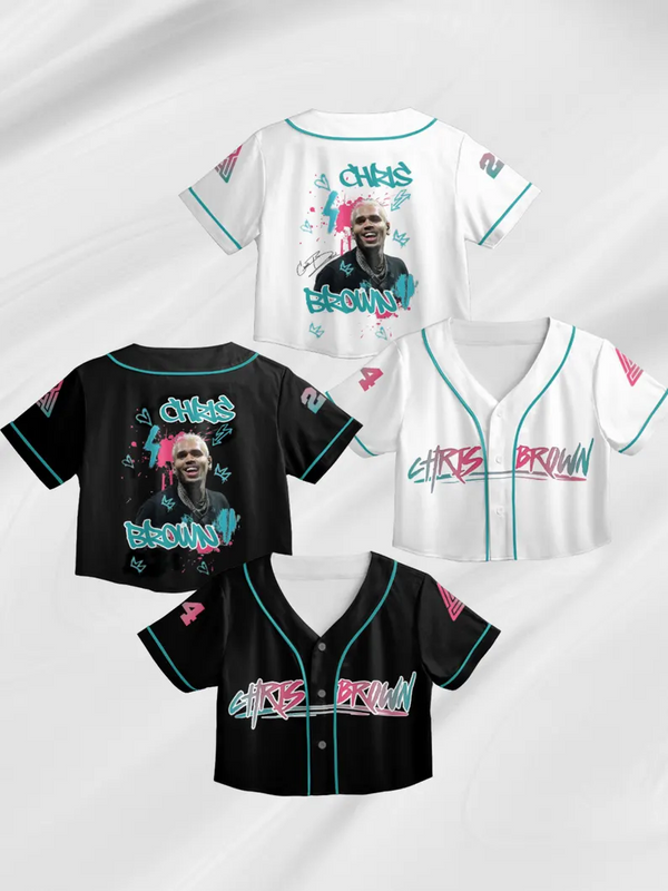Chris Brown Tour Crop Top Jersey（09）