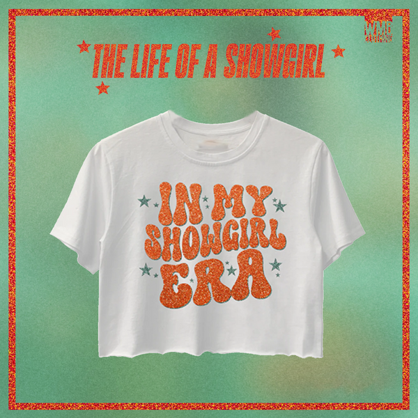 The Life Of A Showgirl Printed Umbilized T-shirt（04）