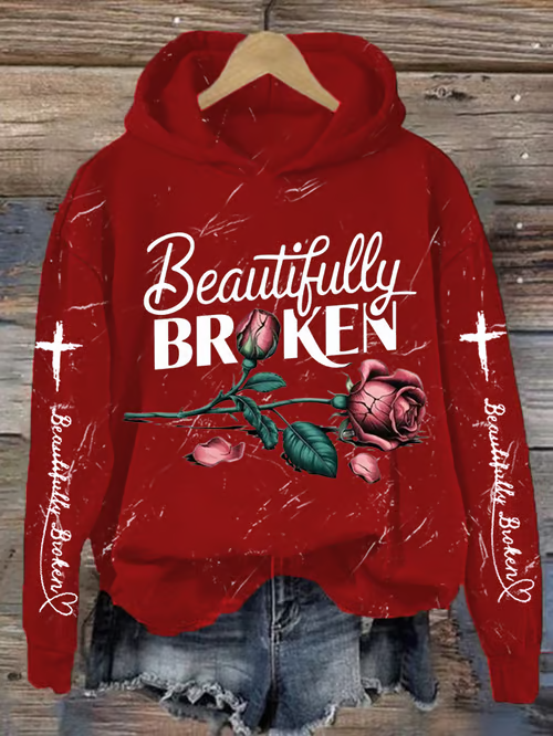 Sudadera con capucha y estampado de manga larga Badbunny de Dtmf 