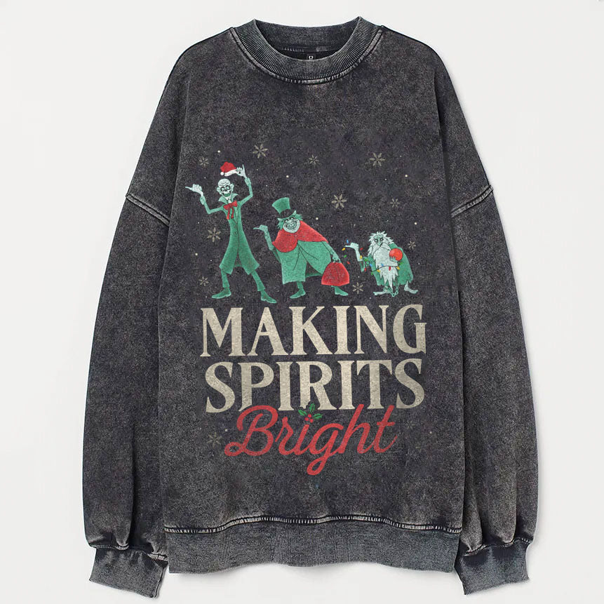 Making Spirits Bright  Comfort Colors T-shirt/Sweatshirt