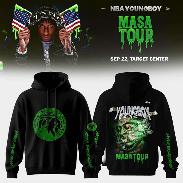 NBA Young Boy: MASA Tour Merch Hoodie