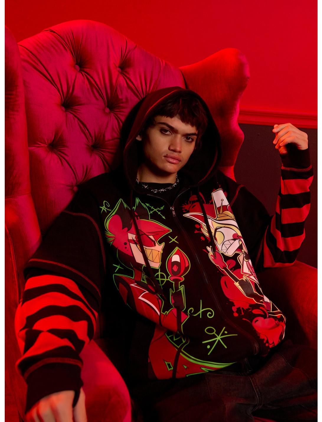 Hazbin Hotel Alastor VS. Lucifer Twofer Hoodie