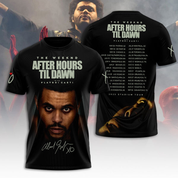 The Weeknd Tour 2025 T-Shirt（10）
