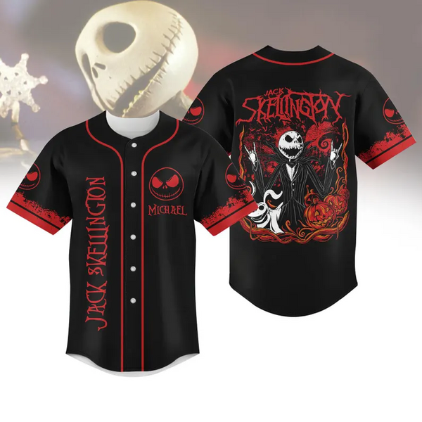 Nightmare Before Christmas Baseball Jersey