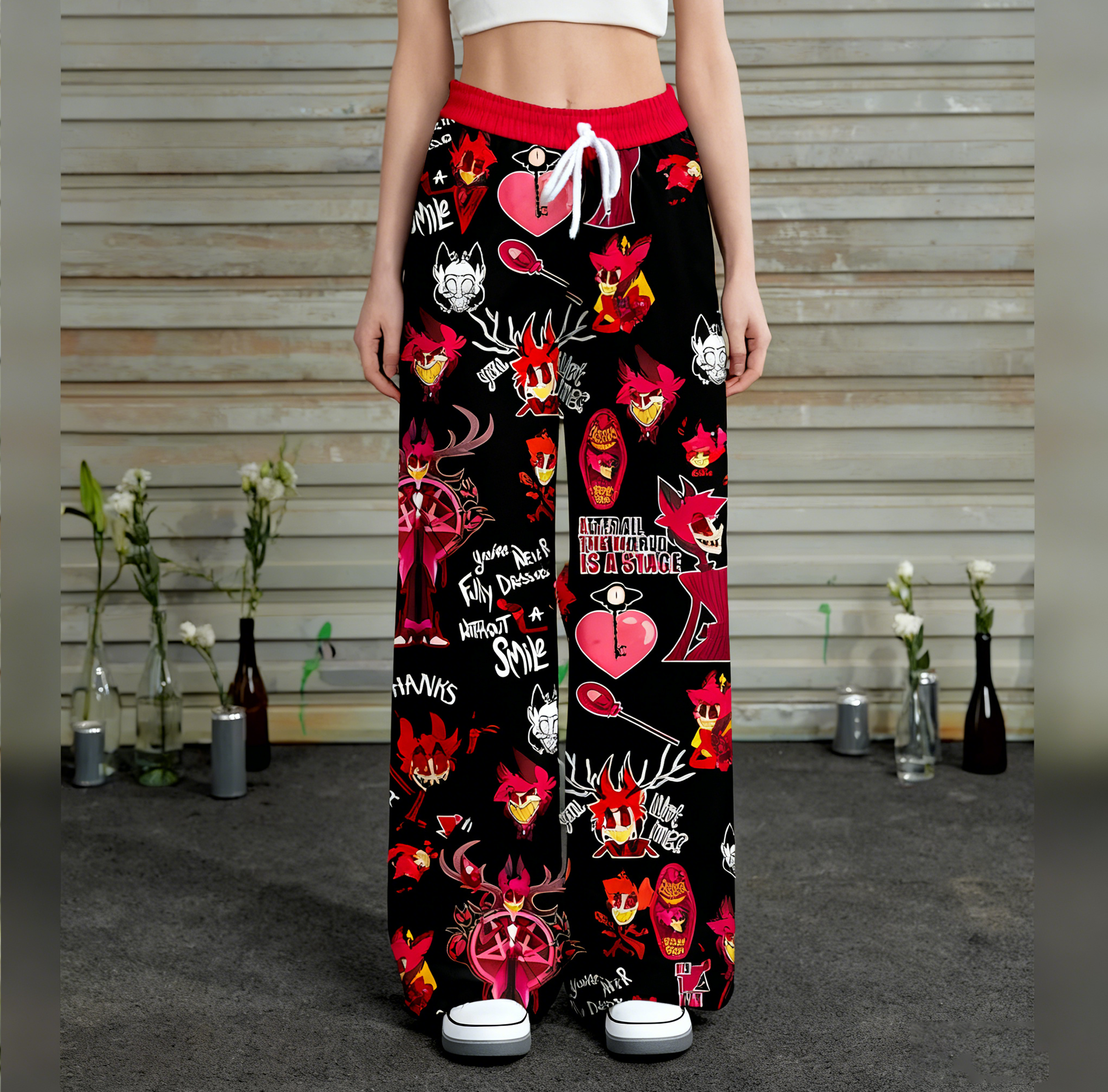 Women's Hazbin Hotel Printed Casual Pants