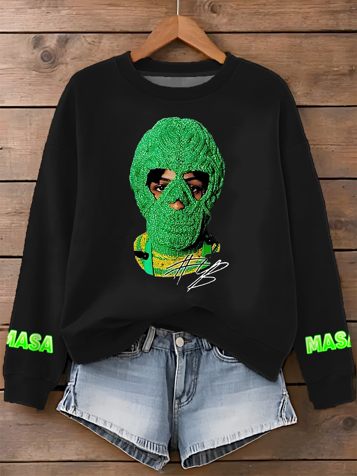 Young Boy Masa Tour 2025 Printed Long Sleeve Casual Top