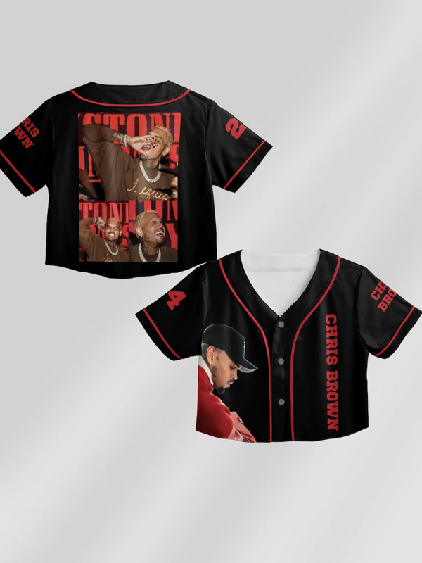 Chris Brown Tour Crop Top Jersey（11）
