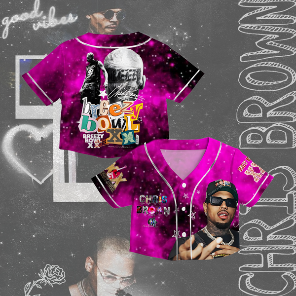 Chris Brown Tour Crop Top Jersey