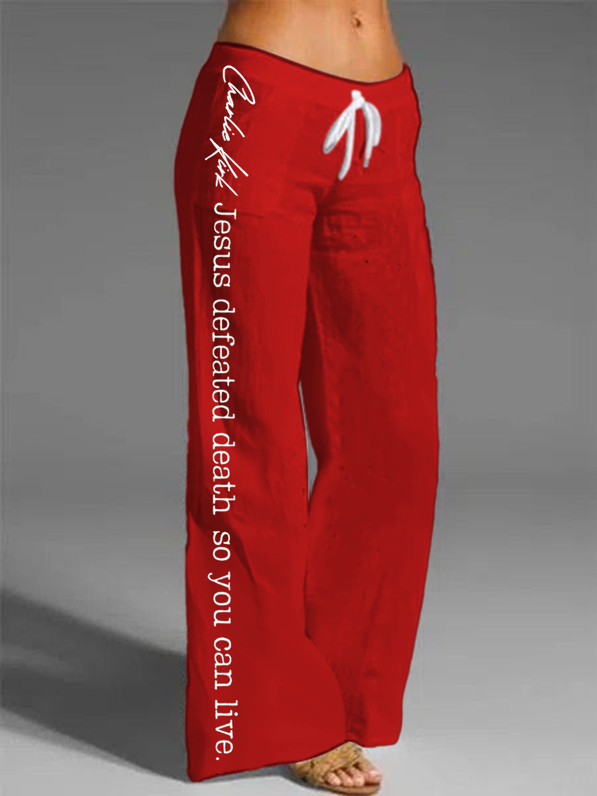 Charlie Kirk Printed Casual Pants