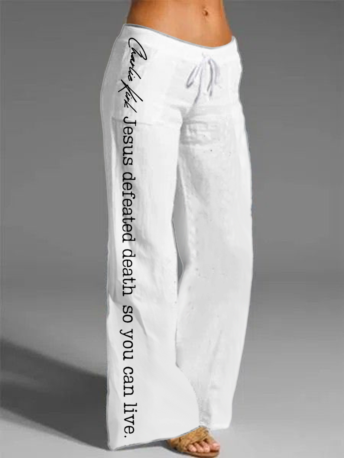 Charlie Kirk Printed Casual Pants