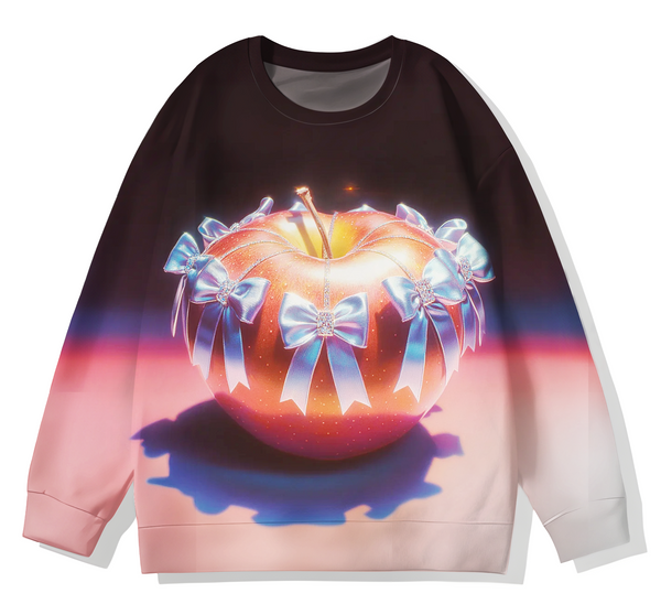 Merry Christmas Printed Long Sleeve Casual Top（01）