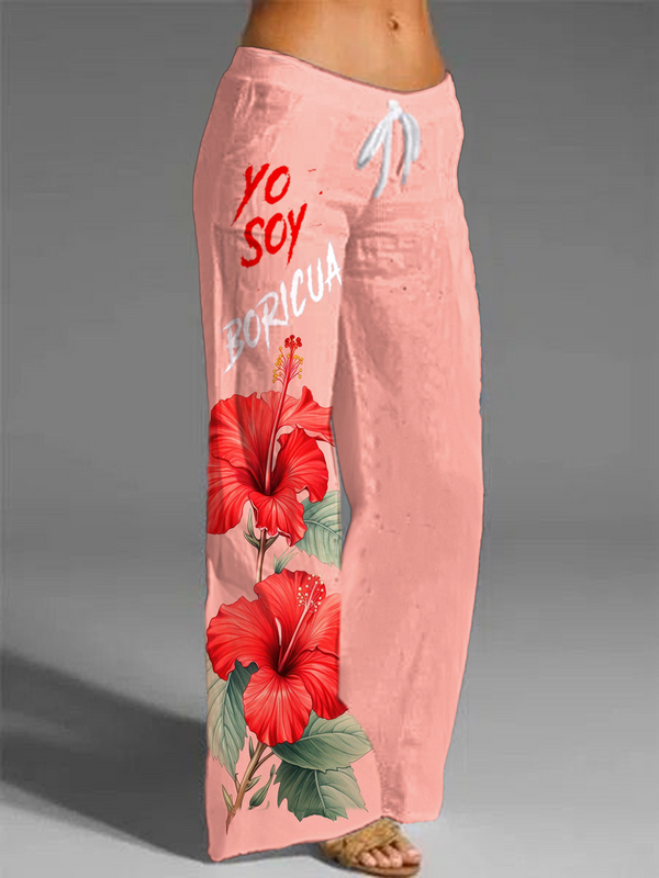 Puerto Rico Women's Printed Casual Pants（02）