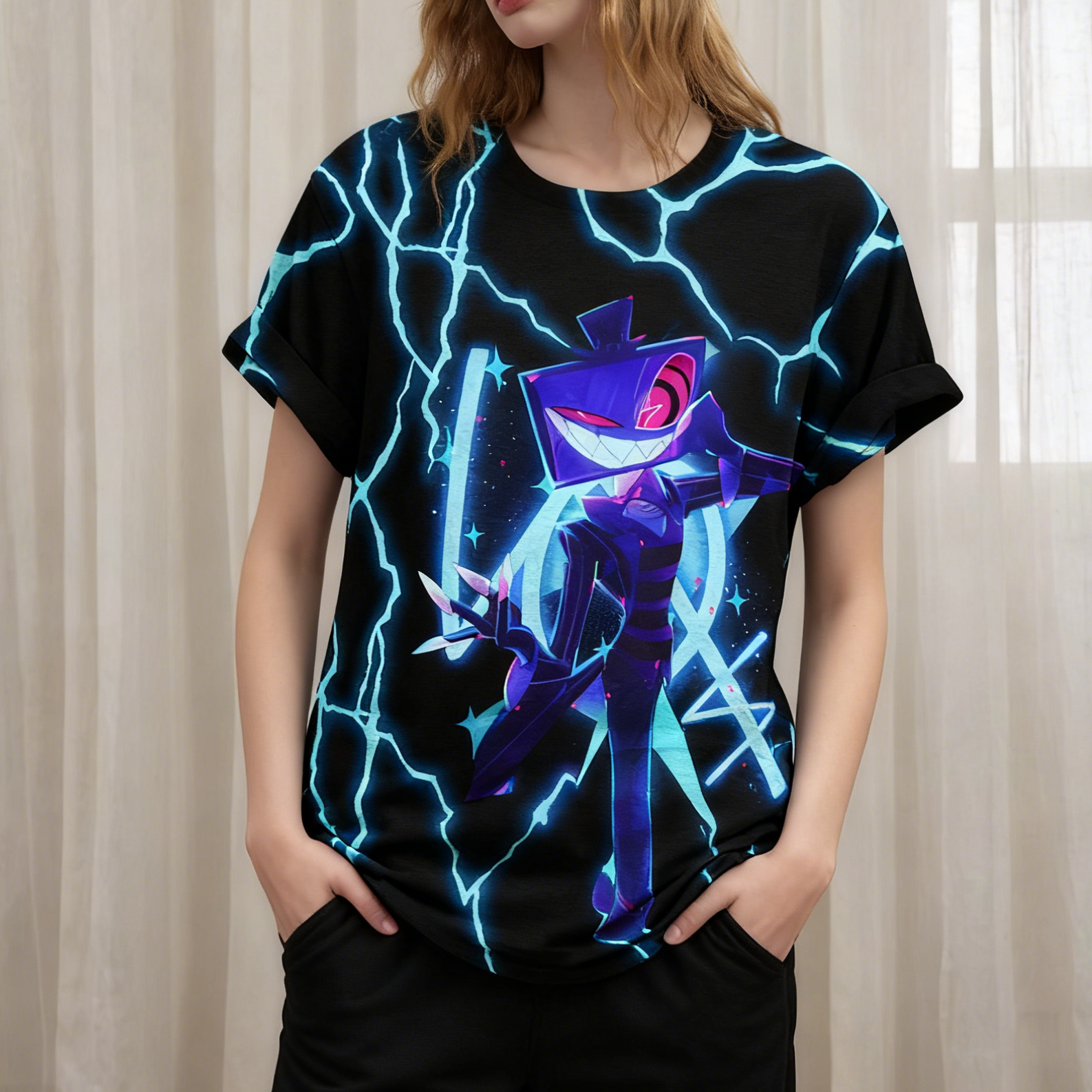 Vox Hazbin Hotel Crew Neck T-shirt