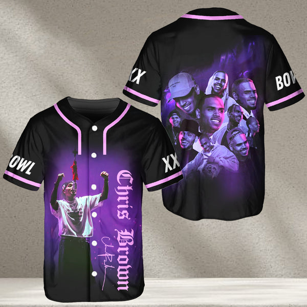 Chris Brown Breezy Bowl XX Baseball Jersey