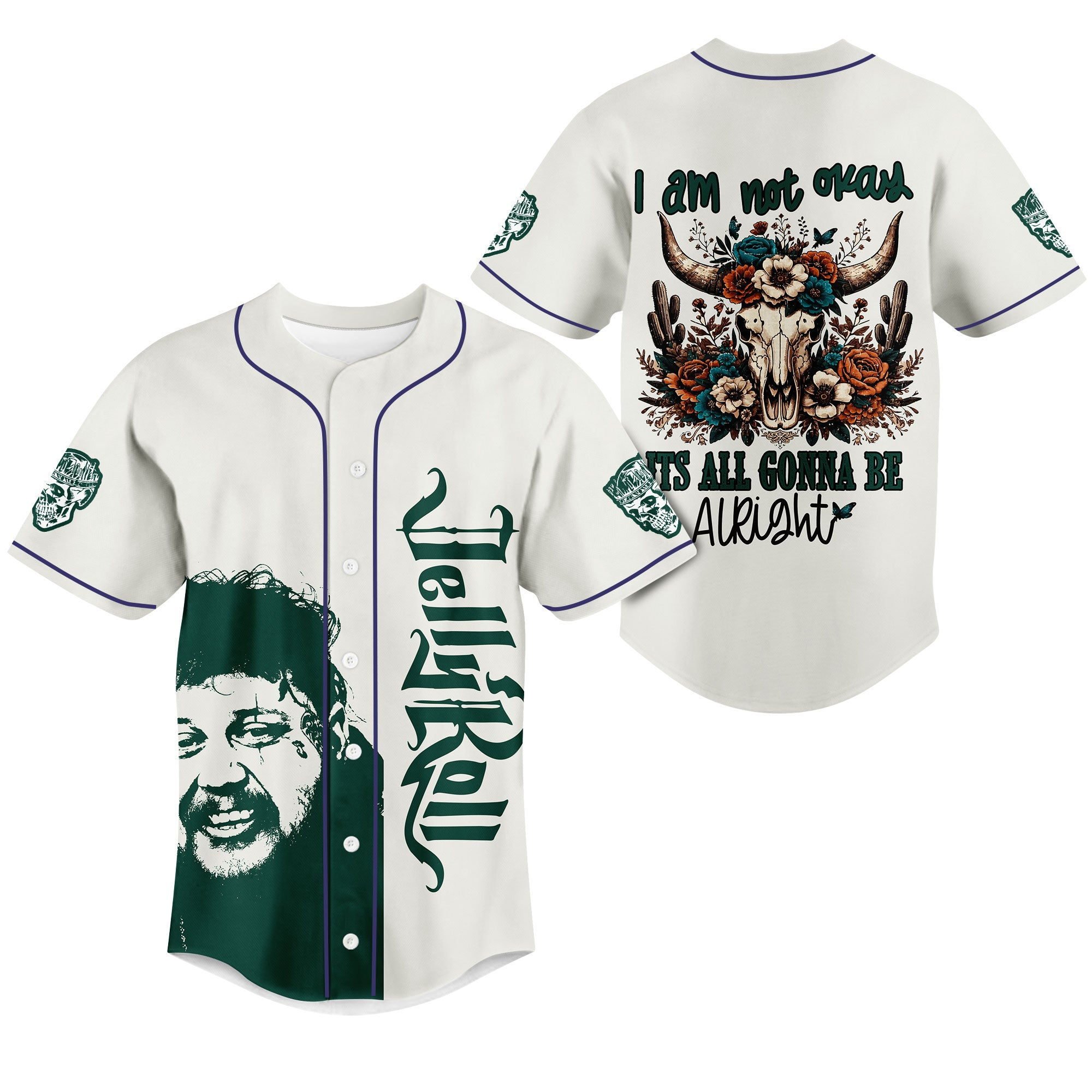 Post Malone Jelly Roll Baseball Jersey（Best Seller）