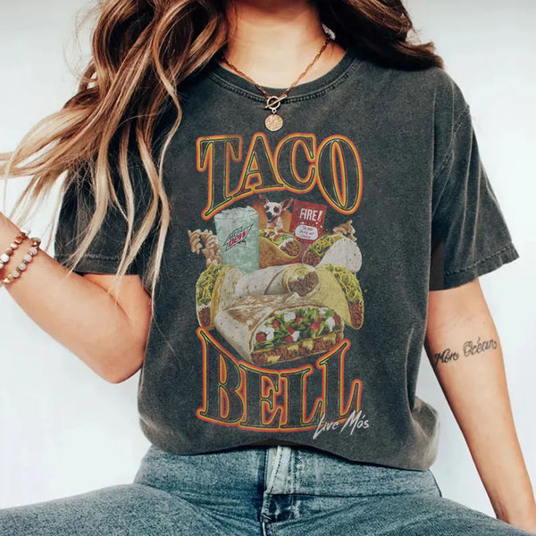 Vintage Taco Bell 90's Bootleg Sweatshirt/T-shirt