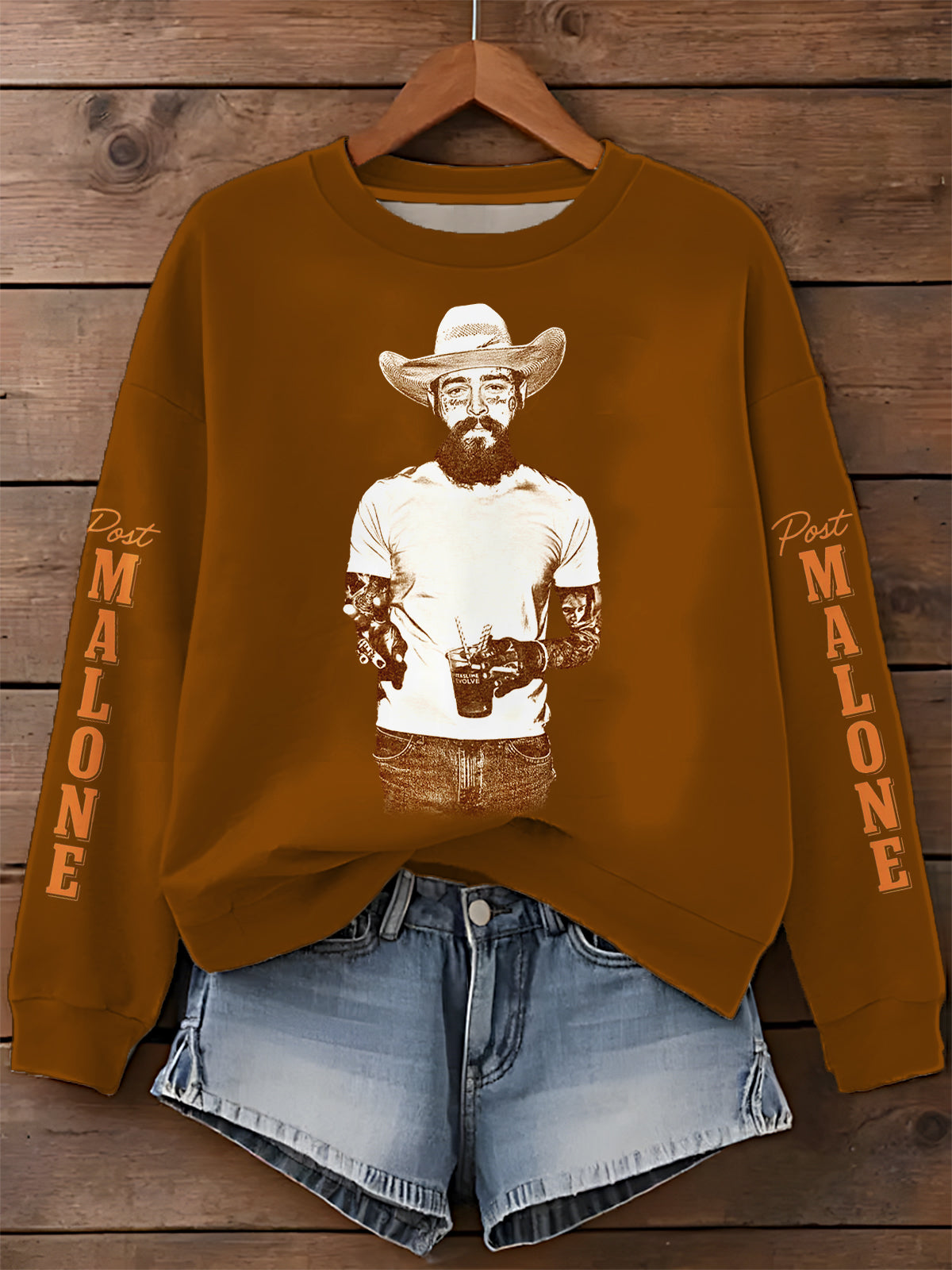 Post Malone Rap Music 2025 Tour Sweatshirt