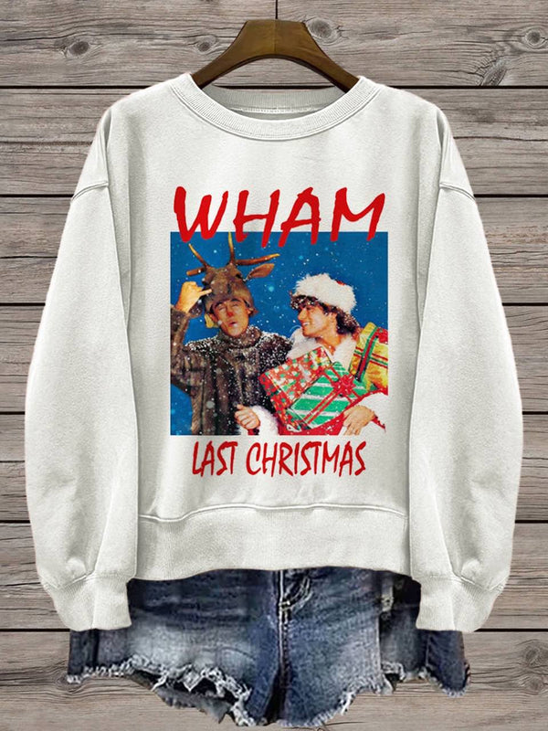 Wham English Music Duo Last Christmas Lyrics Sweatshirt