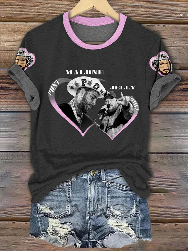 Post Malone Jelly Roll Concert Tour Shirt