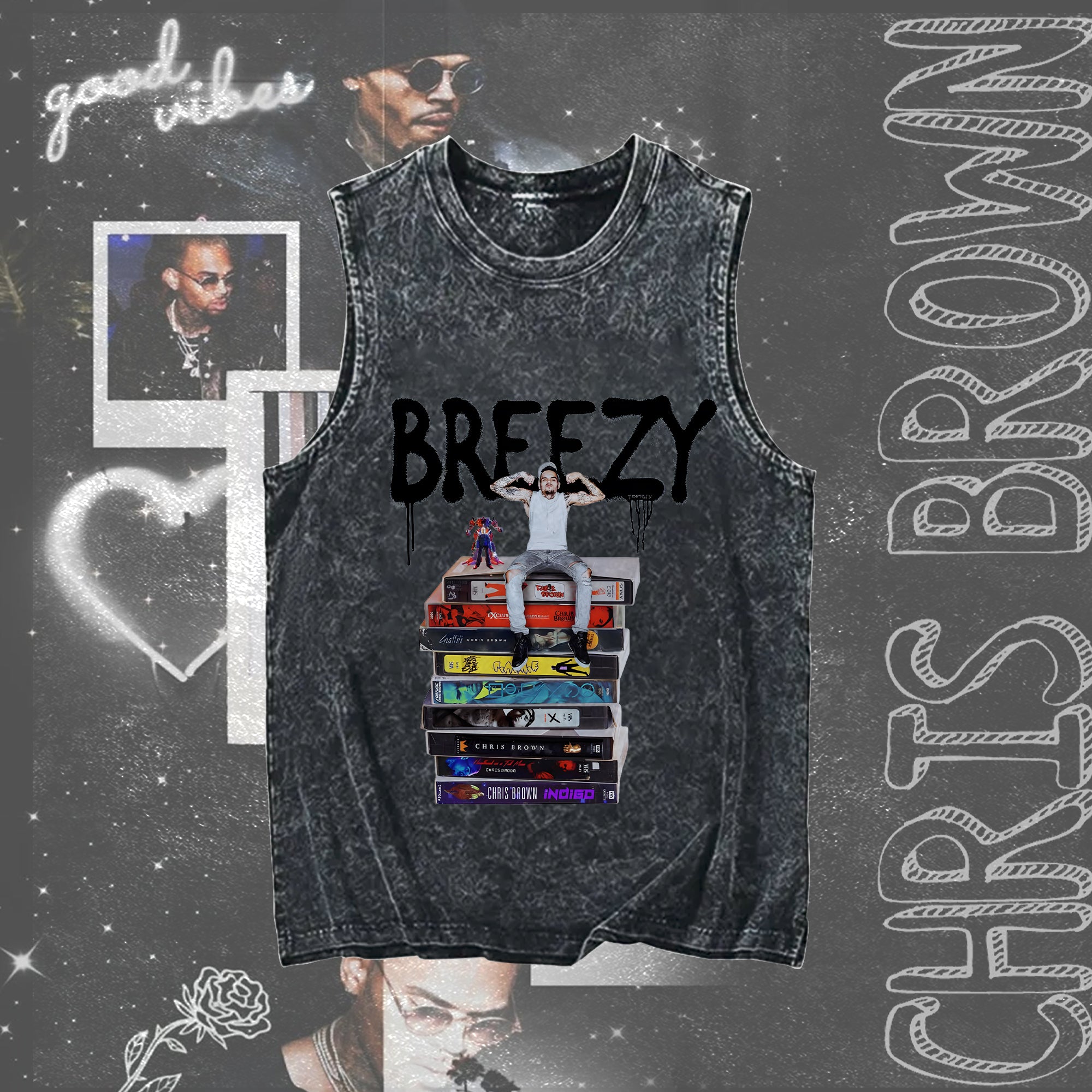 Chris Brown Concert Vintage Tank Top
