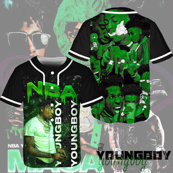 Young Boy 2025 Masa Tour Baseball Jersey