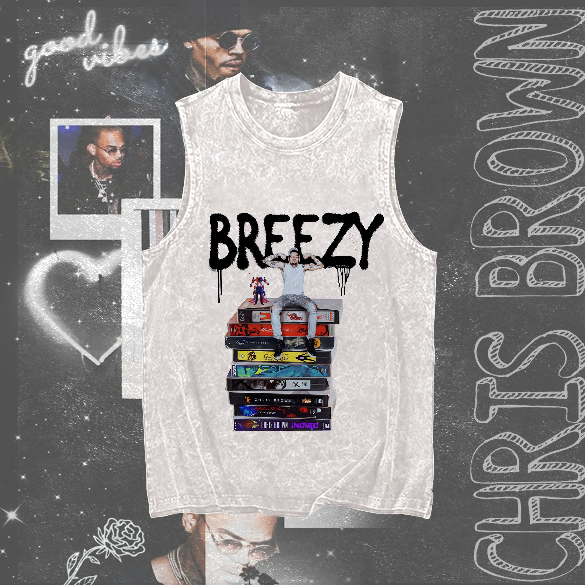 Chris Brown Concert Vintage Tank Top