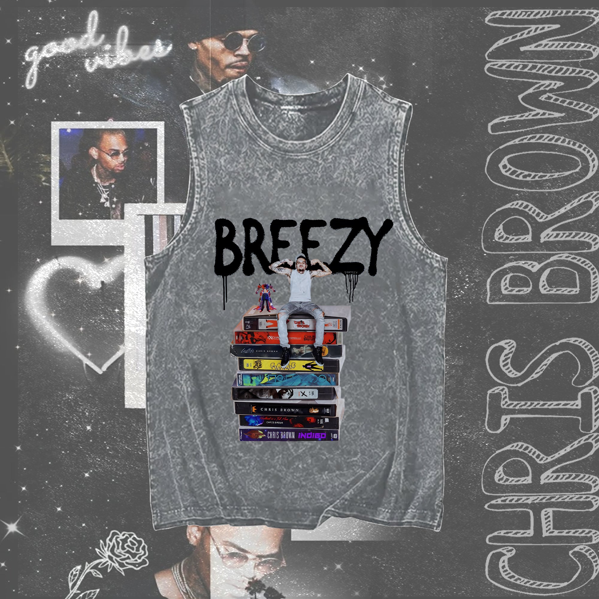Chris Brown Concert Vintage Tank Top