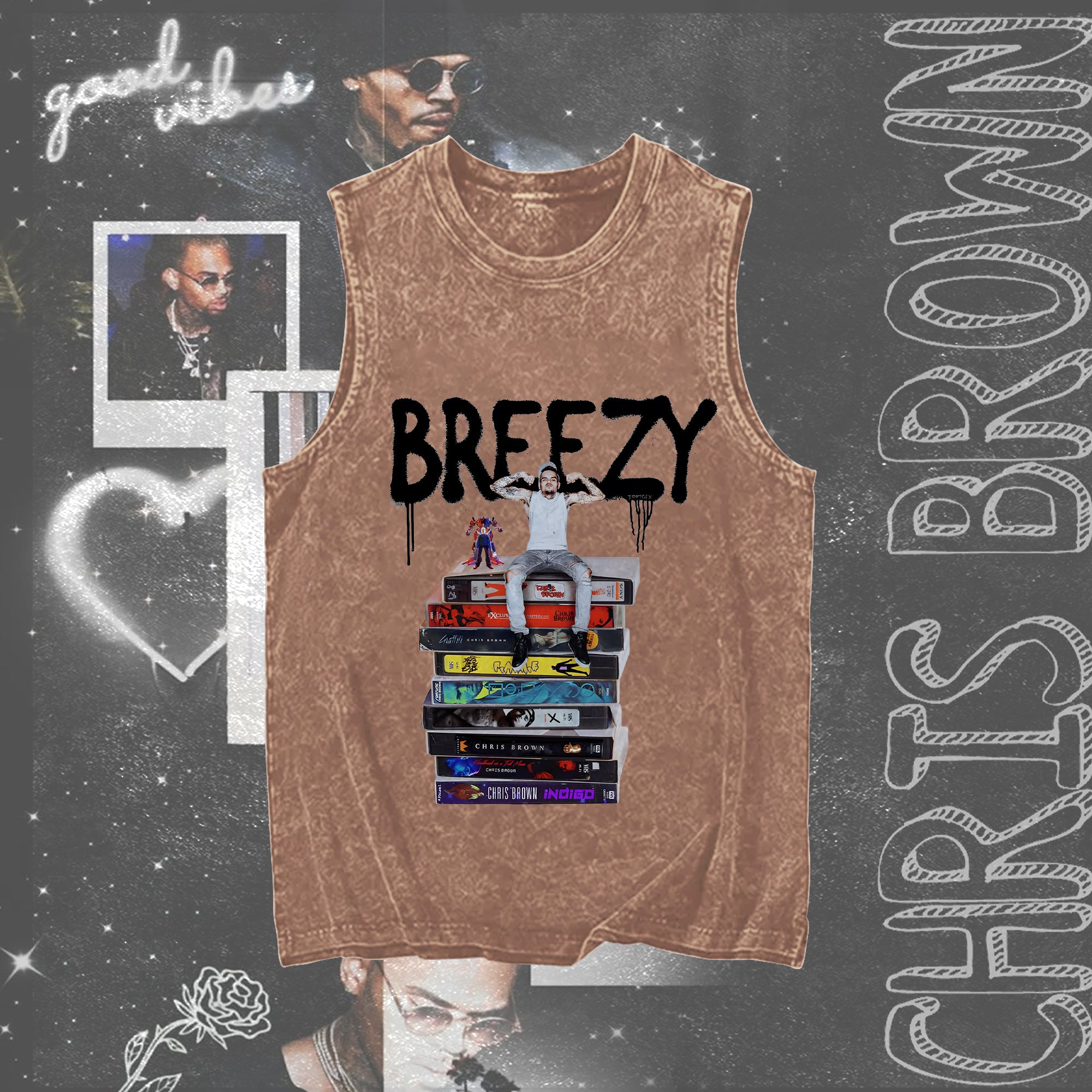 Chris Brown Concert Vintage Tank Top