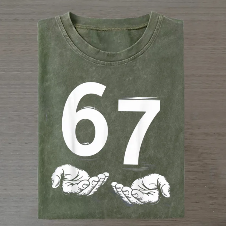 Six Seven 6 7 Meme Funny T-shirt