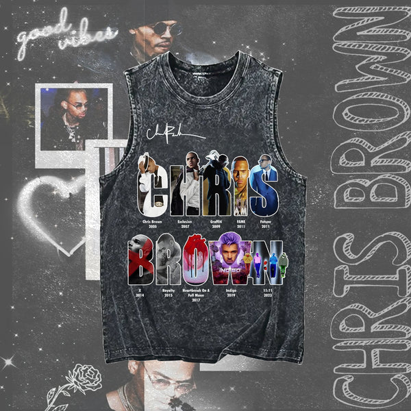 Chris Brown Concert Vintage Tank Top