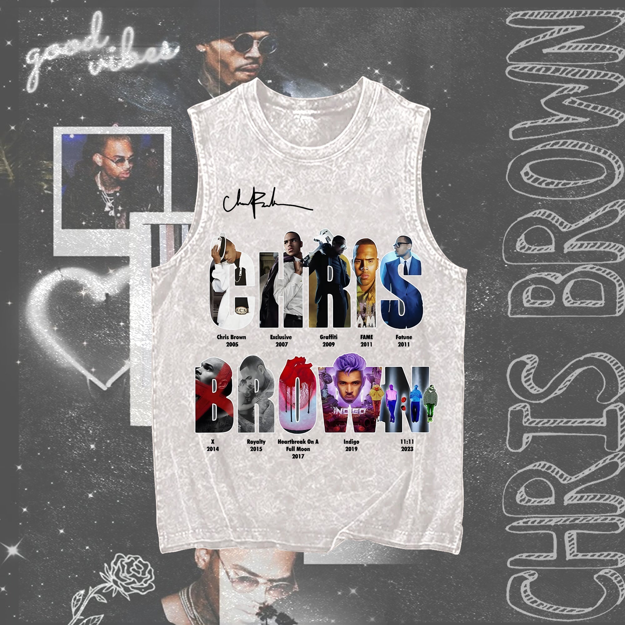 Chris Brown Concert Vintage Tank Top