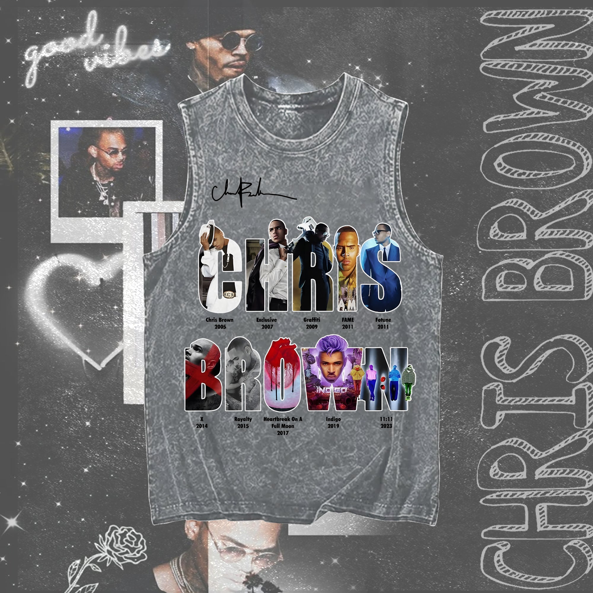 Chris Brown Concert Vintage Tank Top