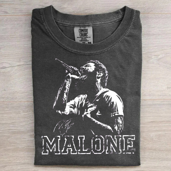 Camiseta retro con estampado de diálogo divertido 