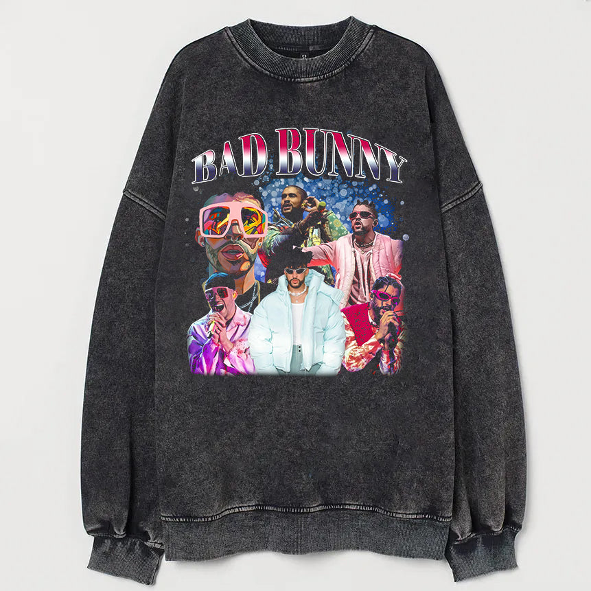 Bad Bunny Retro Music Tee/Sweatshirt