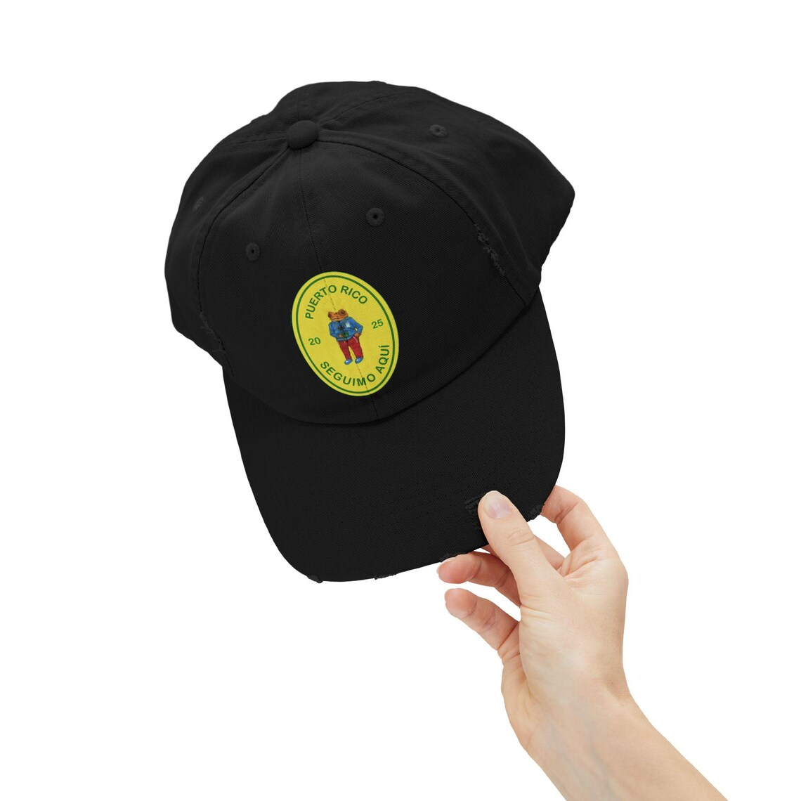 Gorra de béisbol unisex con estampado de CD "Todos Los" de Bad Bunny DTMF