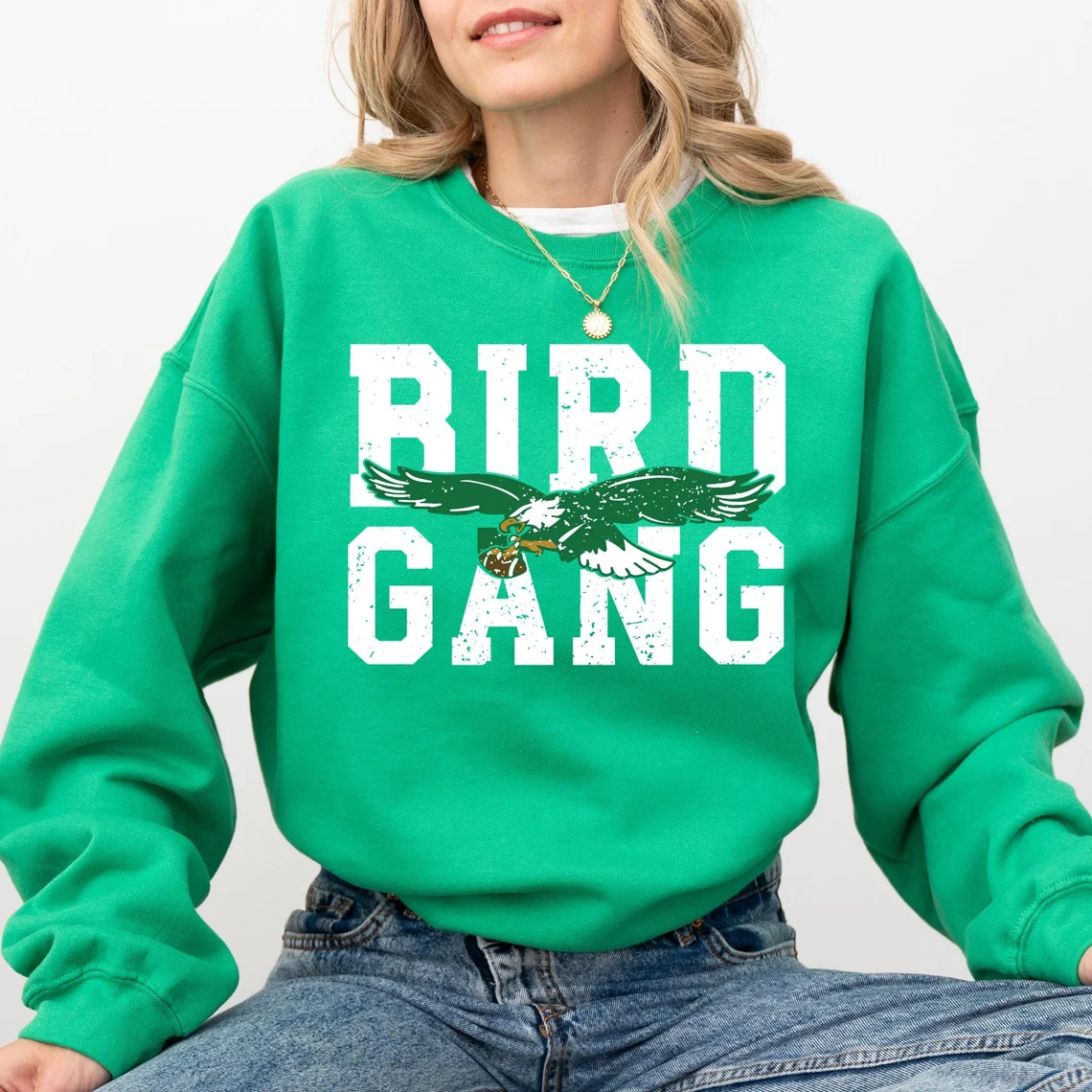 Bird Gang Football Sweatshirt