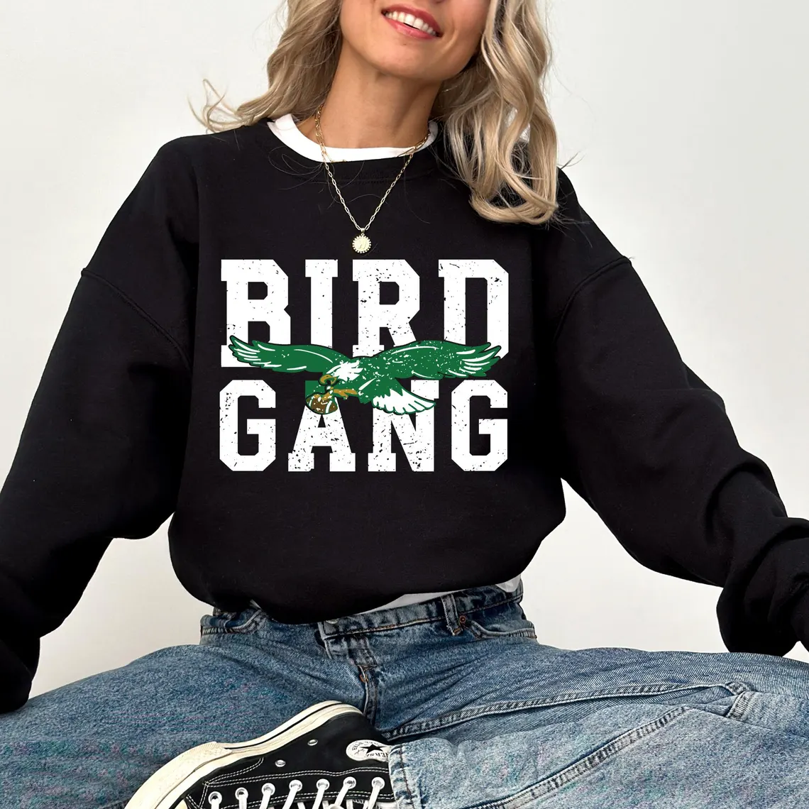 Bird Gang Football Sweatshirt