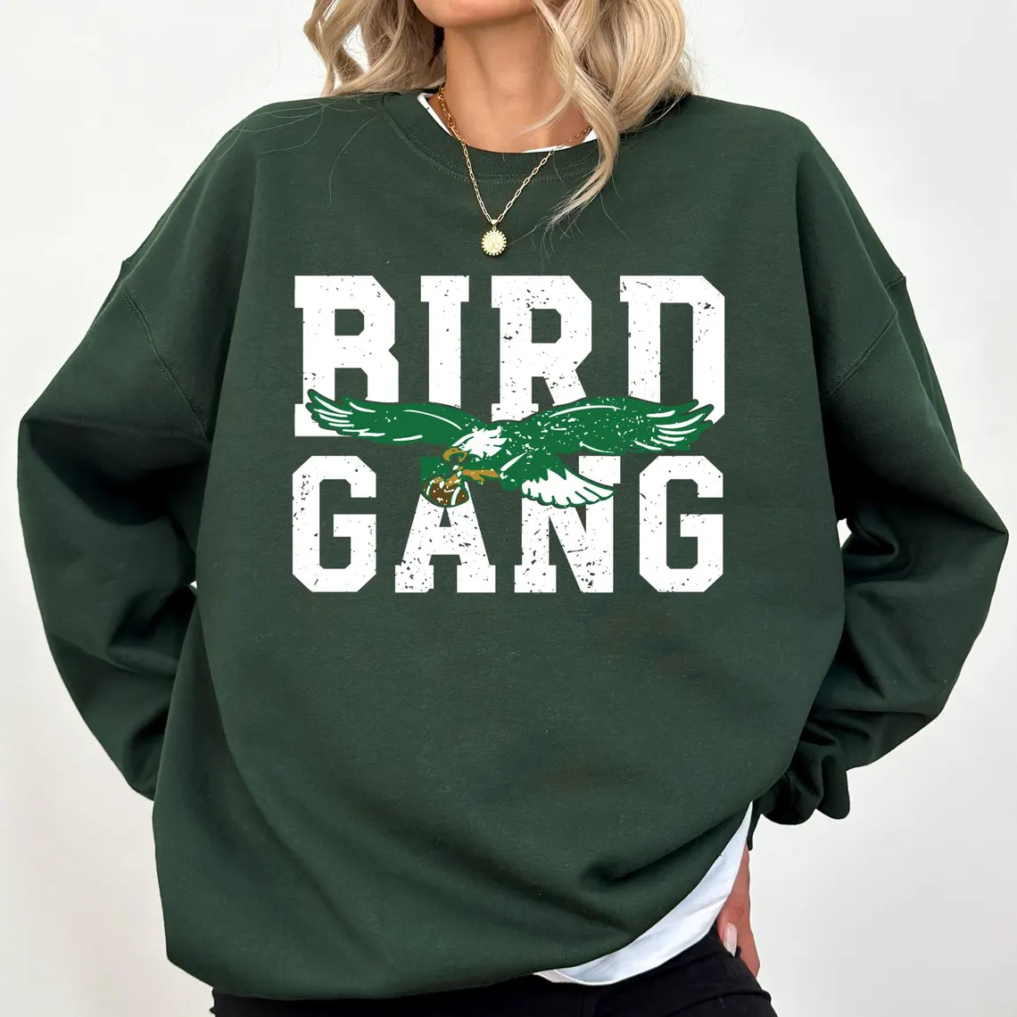 Bird Gang Football Sweatshirt