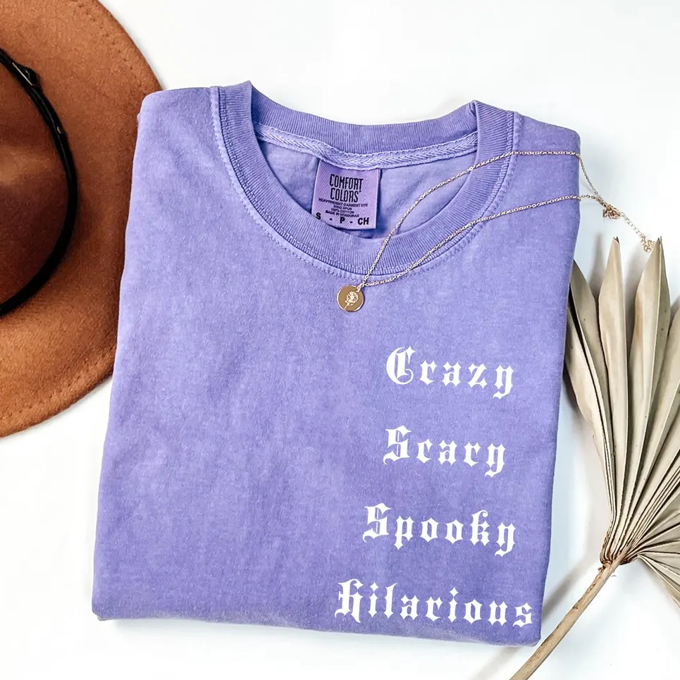 Crazy Scary Spooky Hilarious Funny Mustard Shirt